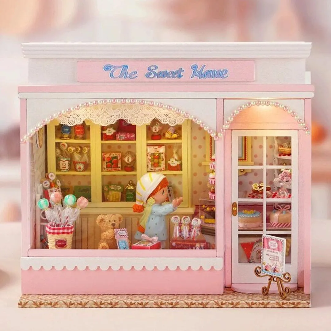 The Bear Story DIY Wooden Dollhouse Kit