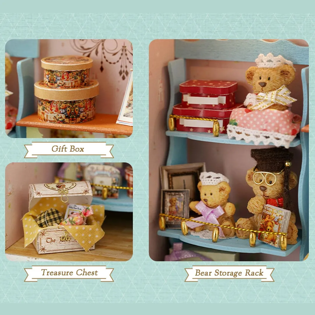 The Bear Story DIY Wooden Dollhouse Kit