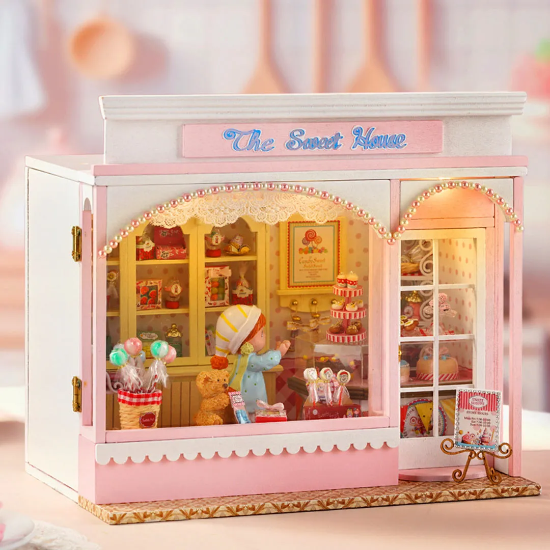 The Bear Story DIY Wooden Dollhouse Kit