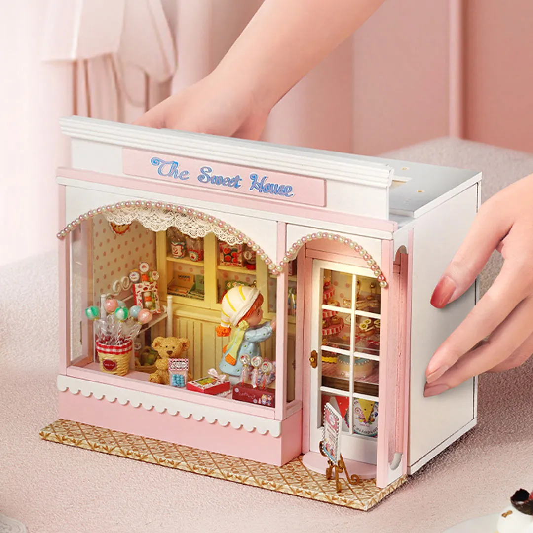 The Bear Story DIY Wooden Dollhouse Kit