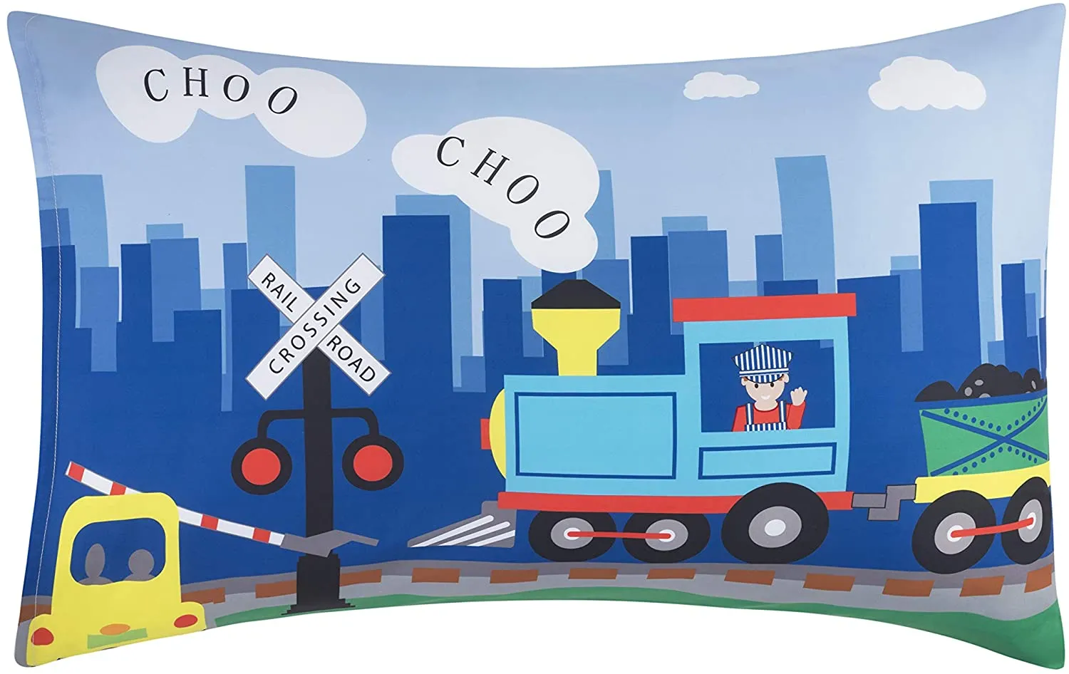 Train 2 Pack Pillowcase Set