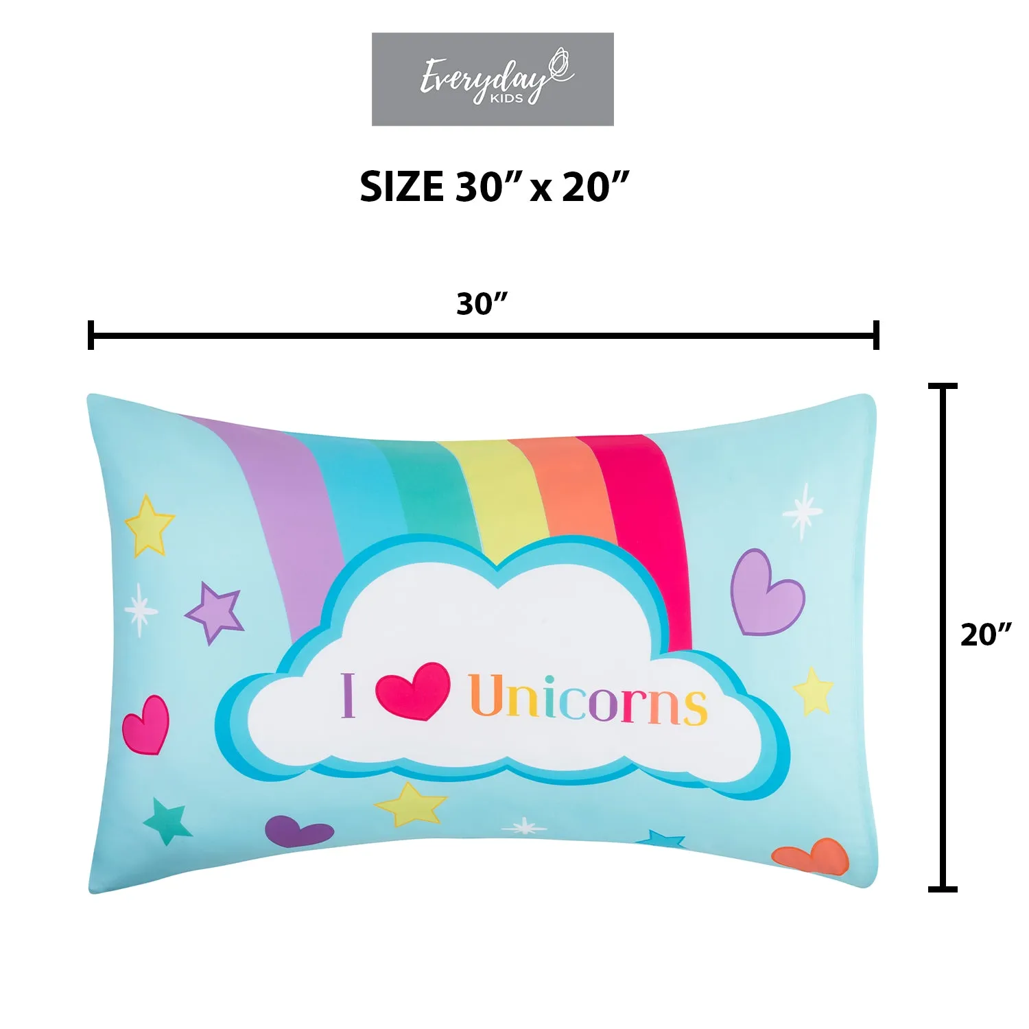 Unicorn 2 Pack Pillowcase Set