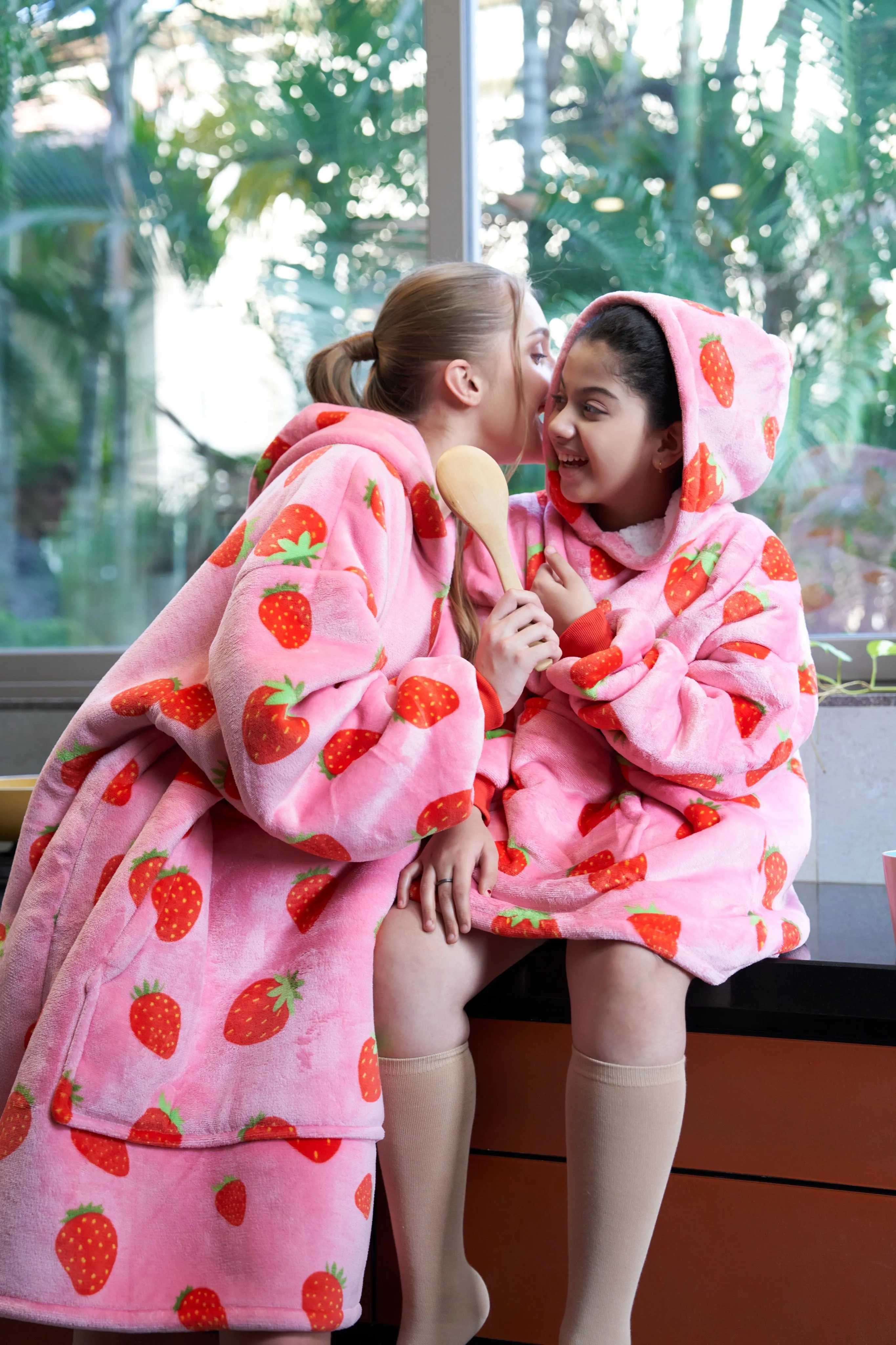 Very Strawberry - Hoodie Blanket - Comfy Series