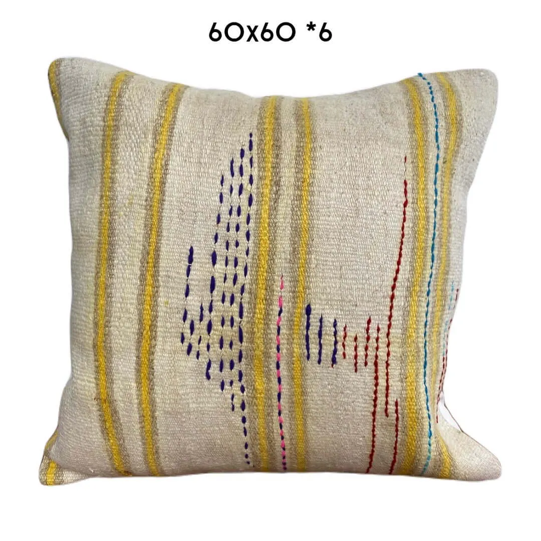 Vintage Hemp Cushions 60x60cm