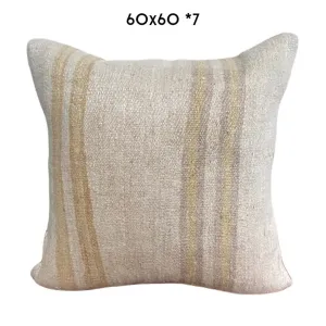 Vintage Hemp Cushions 60x60cm