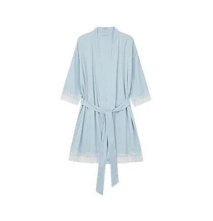 Women's Laced Chiffon Dressing Gown