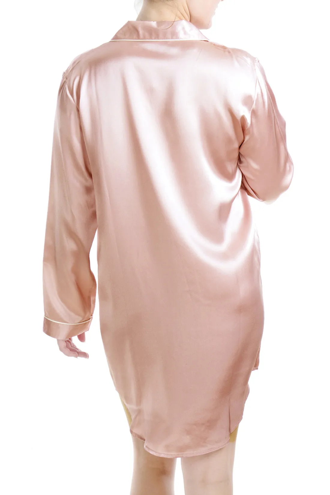 Women's Silk Sleepwear 100% Silk Sleepshirt