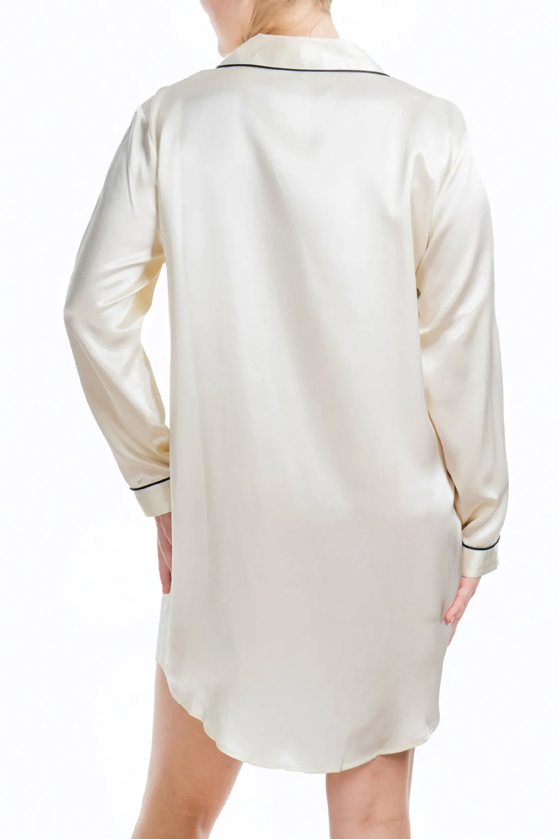 Women's Silk Sleepwear 100% Silk Sleepshirt